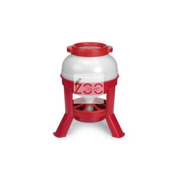 Baromfi etető nagy garattal és lábakkal 20 literes