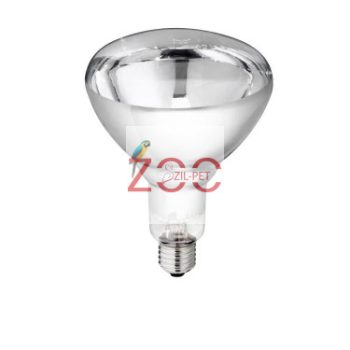 Átlátszó Philips edzett üveg infravörös izzó 250W