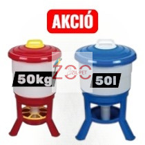50 kg-os Automata Etető + 50 Literes Automata Itató Szett
