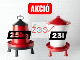 25 kg-os Pazarlásmentes Baromfi Etető + 23 Literes Automata Itató Szett