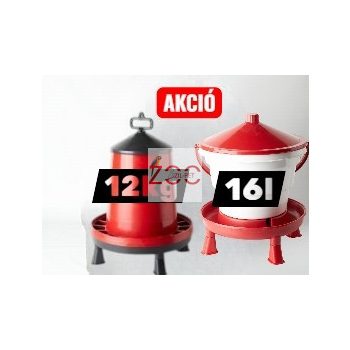   12 kg-os Pazarlásmentes Baromfi Etető + 16 Literes Automata Itató Szett