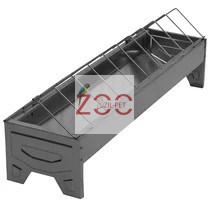 Horganyzott rácsos baromfi etető, 30cm