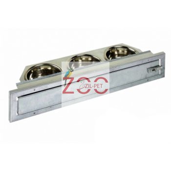 Forgatható papagáj etető és itatótál - 3 részes